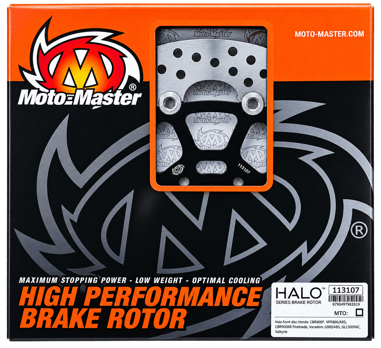 Halo Front Disc Honda CBR600f, VFR800/ABS CBR900RR, Fireblade Varadero 1000/ABS GL1500F6C Valkyrie for sale in Longford — Moto-Master High Performance Brake Rotot